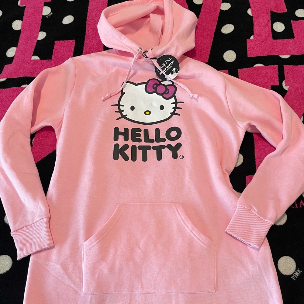 Dolls Kill X Hello Kitty 💗 Hoodie Sweatshirt XL